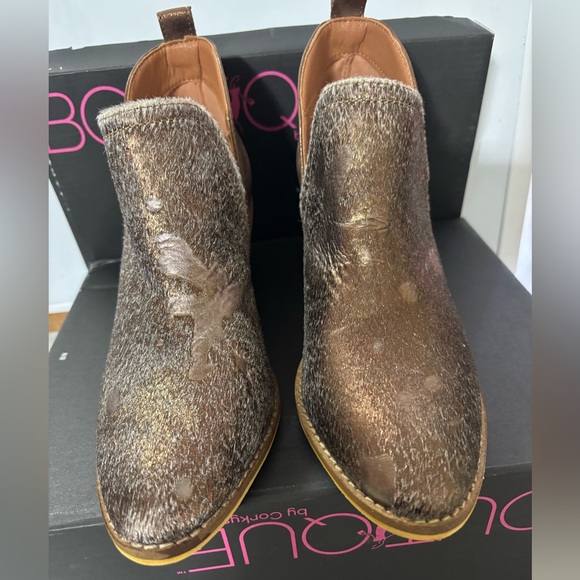 Corkys Bronze and Brown Ankle Booties - Picture 2 of 9